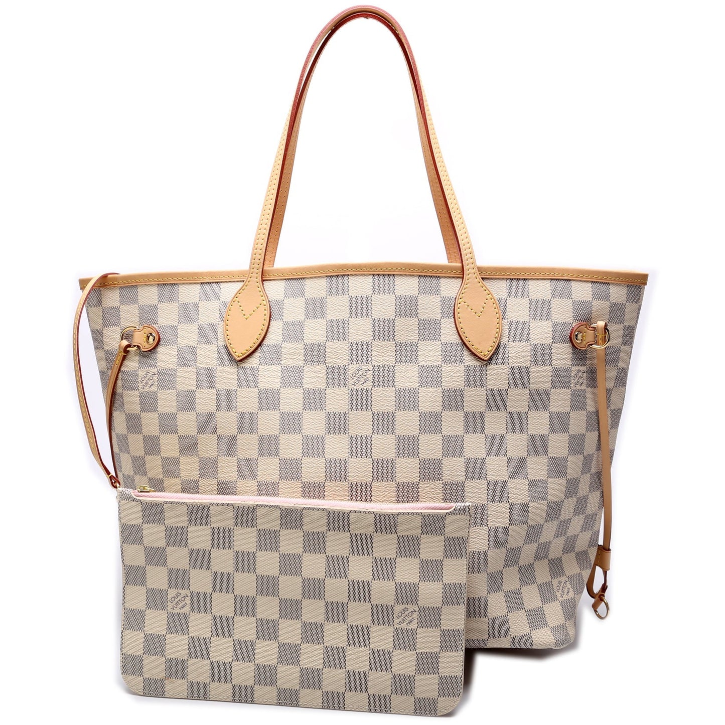 Neverfull W/Wallet MM Damier Azur