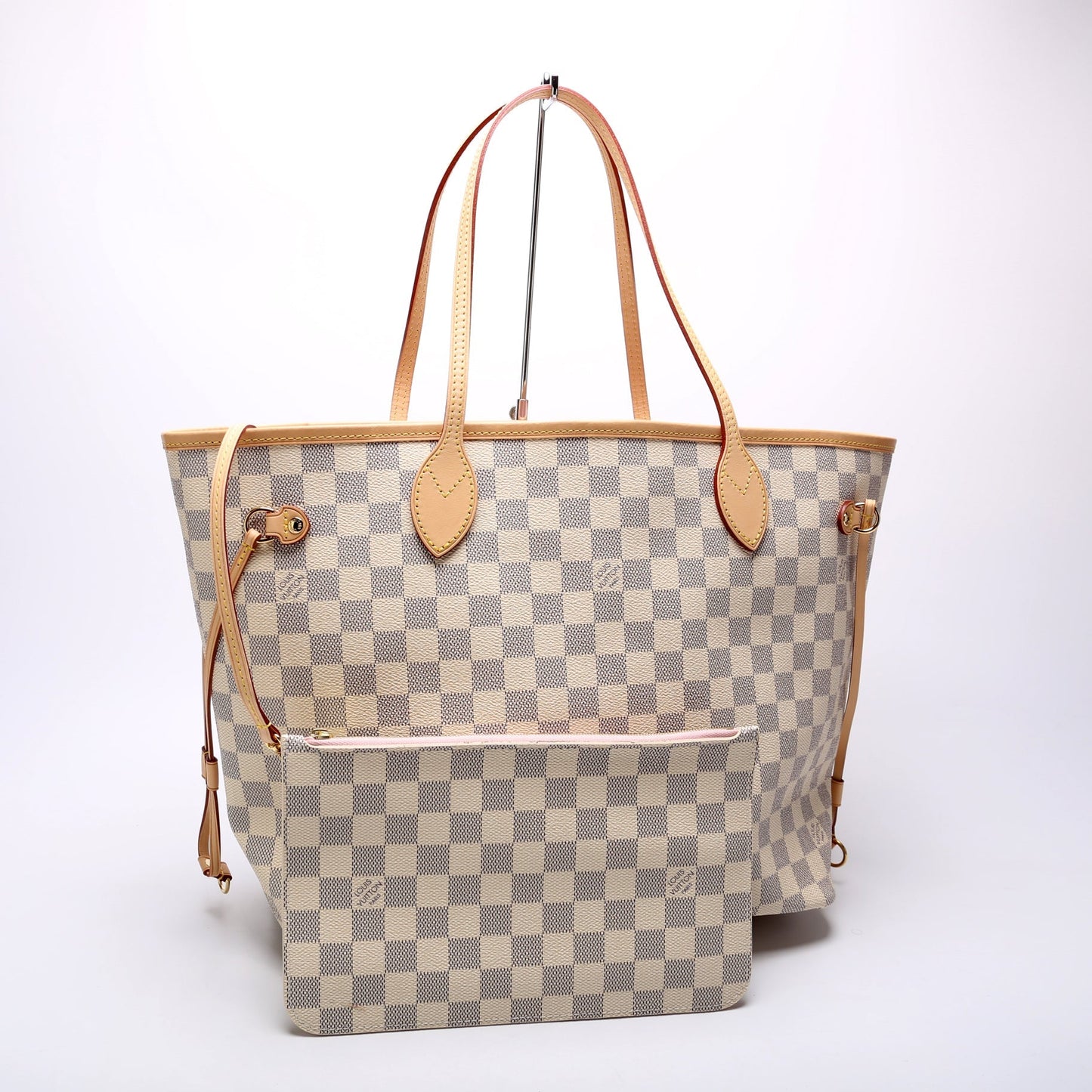 Neverfull W/Wallet MM Damier Azur