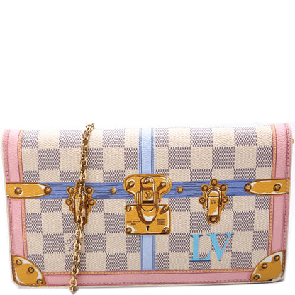 Pochette Weekend Summer Trunks Damier Azur