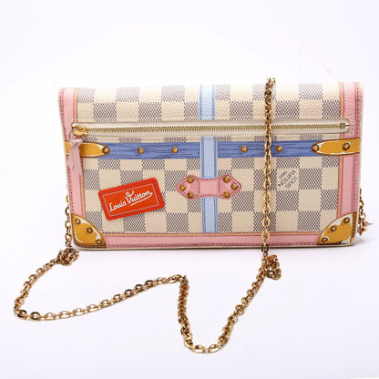 Pochette Weekend Summer Trunks Damier Azur