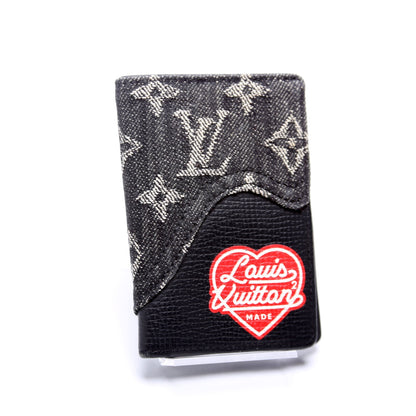 Pocket Organizer Nigo LV Made Taurillon Leather Denim Monogram