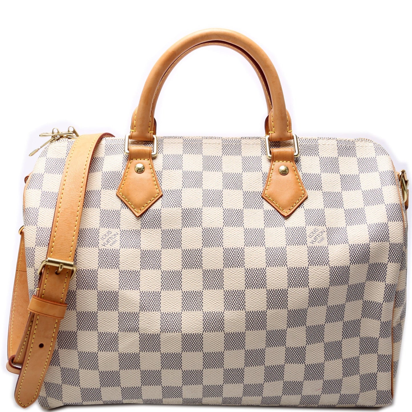 Speedy 30 Bandouliere Damier Azur