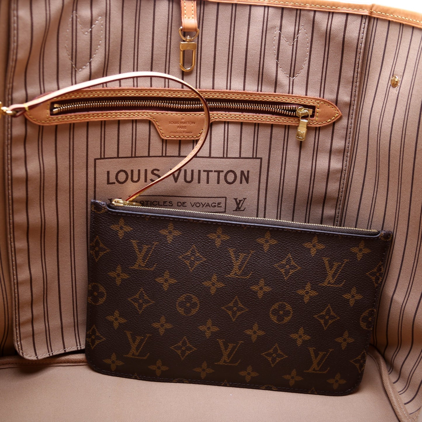 Neverfull w/Wallet GM Monogram