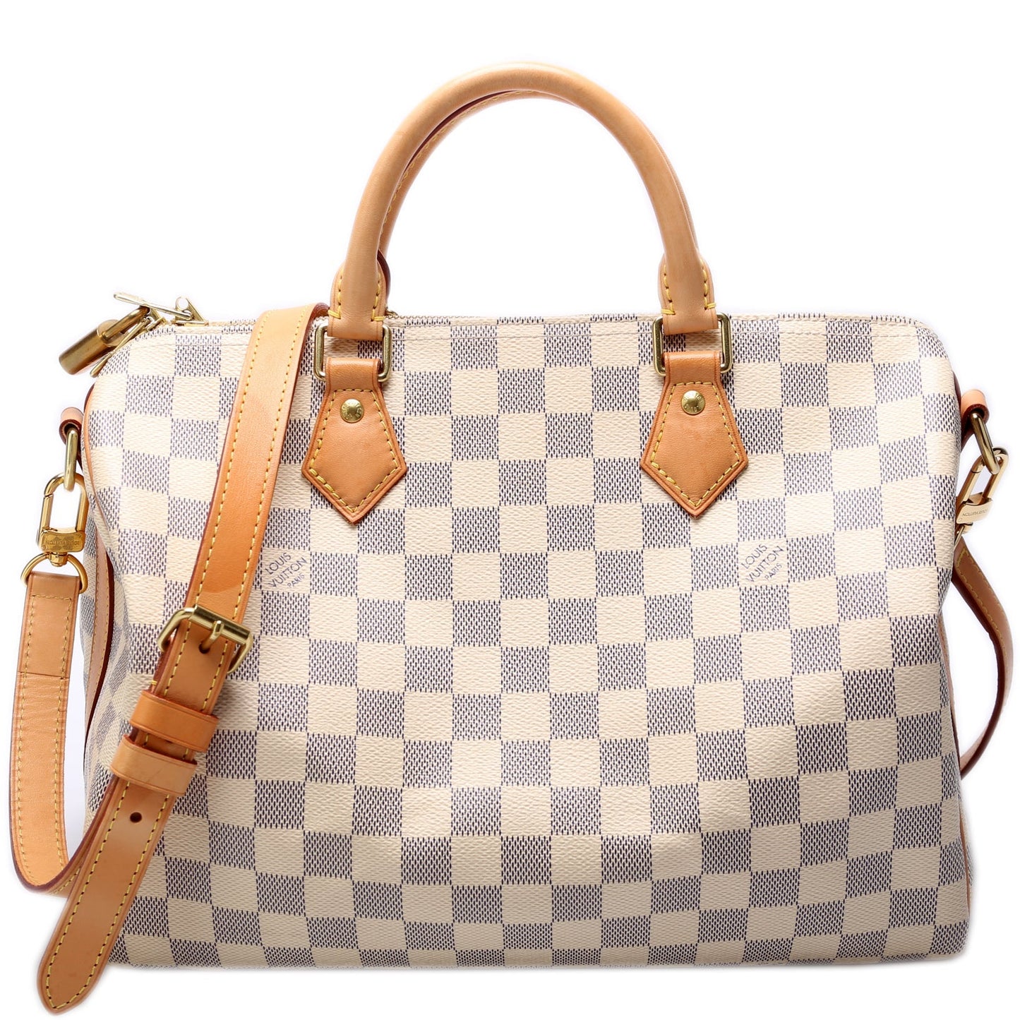 Speedy 30 Bandouliere Damier Azur