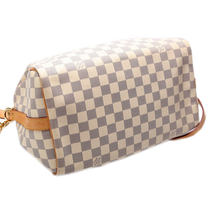 Speedy 30 Bandouliere Damier Azur