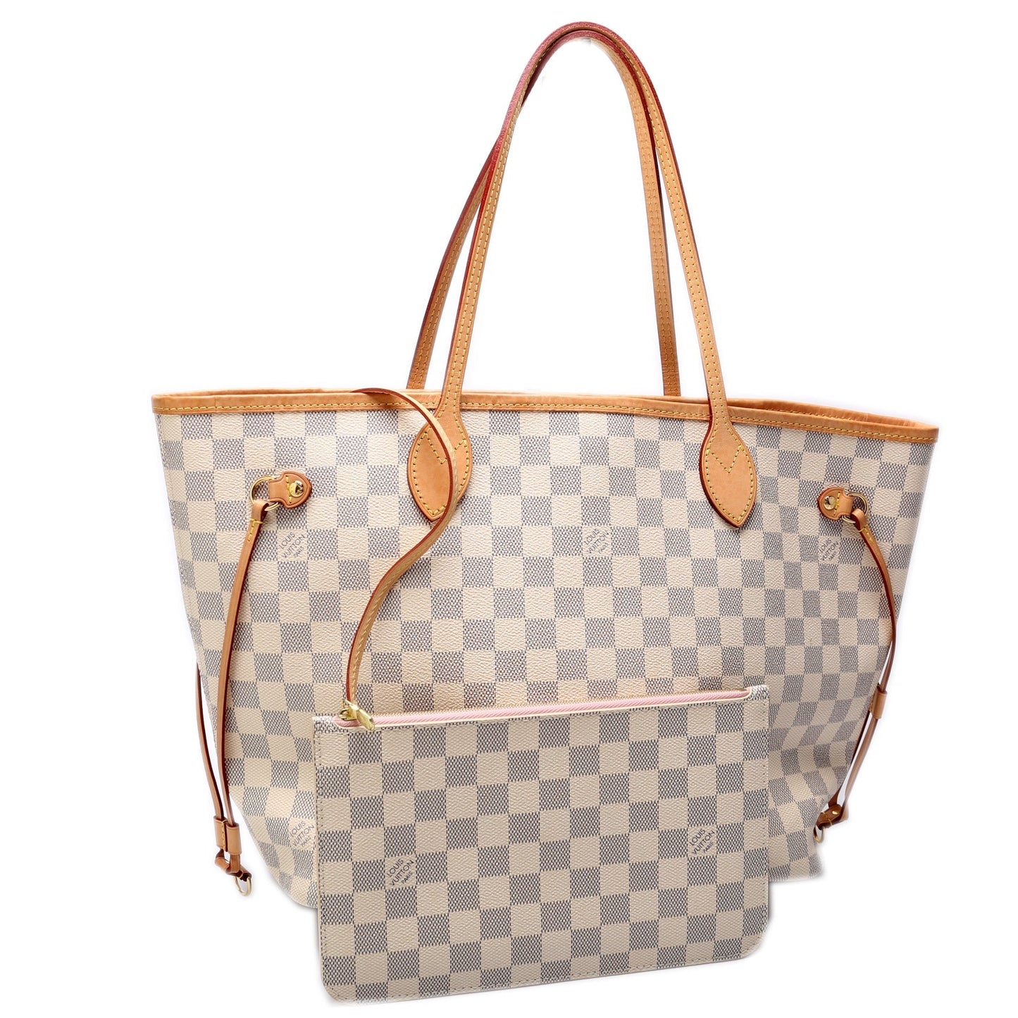 Neverfull W/Wallet MM Damier Azur