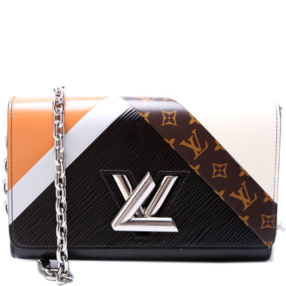 Twist Chain Wallet Calfskin Monogram Epi.