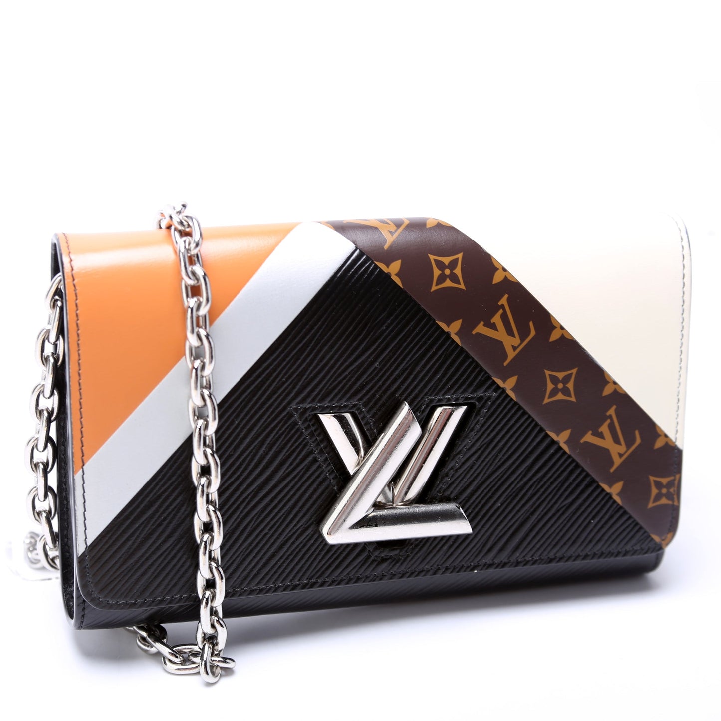 Twist Chain Wallet Calfskin Monogram Epi.