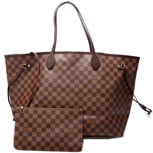 Neverfull w/Wallet GM Damier Ebene