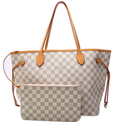 Neverfull W/Wallet MM Damier Azur