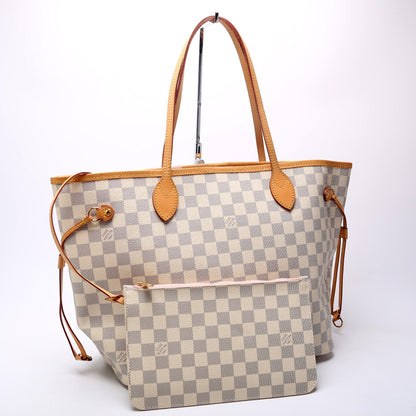 Neverfull W/Wallet MM Damier Azur