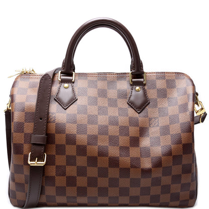 Speedy 30 Bandouliere Damier Ebene