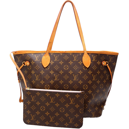 Neverfull w/ Wallet MM Monogram