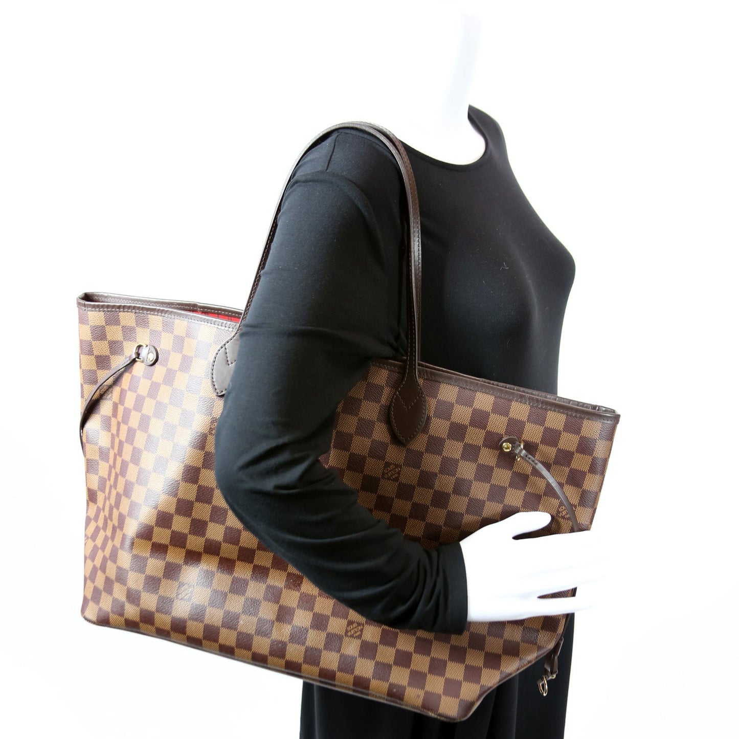 Neverfull W/Wallet GM Damier Ebene