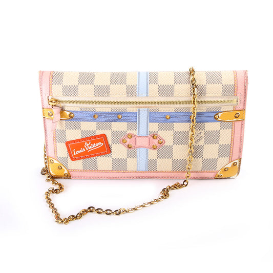 Pochette Weekend Summer Trunks Damier Azur