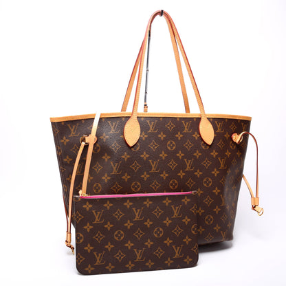 Neverfull w/ Wallet MM Monogram