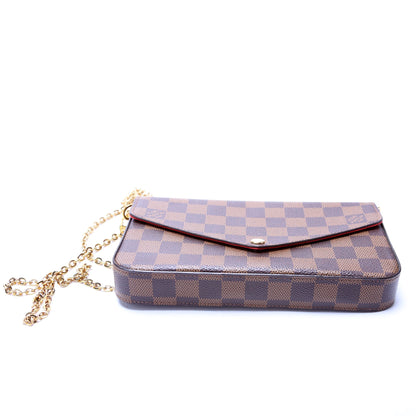 Pochette Felicie Damier Ebene