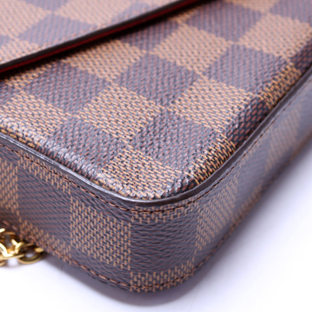 Pochette Felicie Damier Ebene