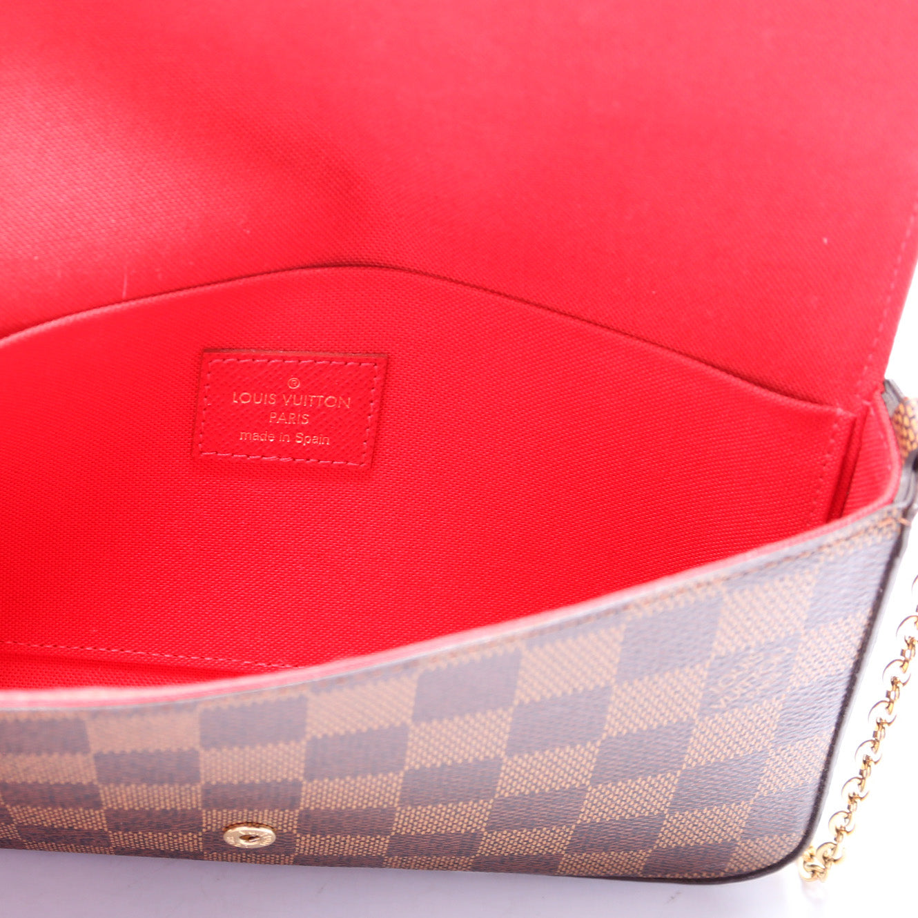 Pochette Felicie Damier Ebene