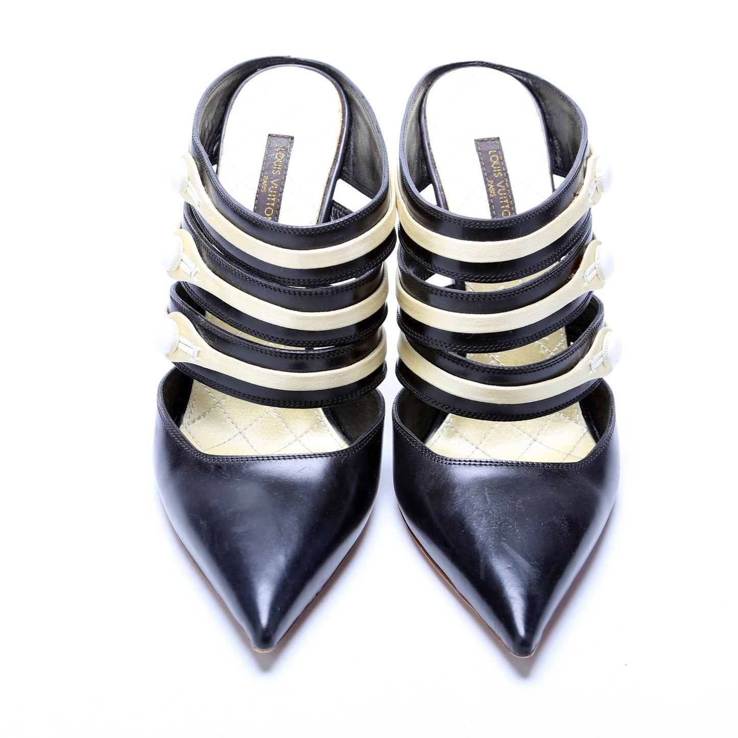 Pearl Mule Pumps Size 38