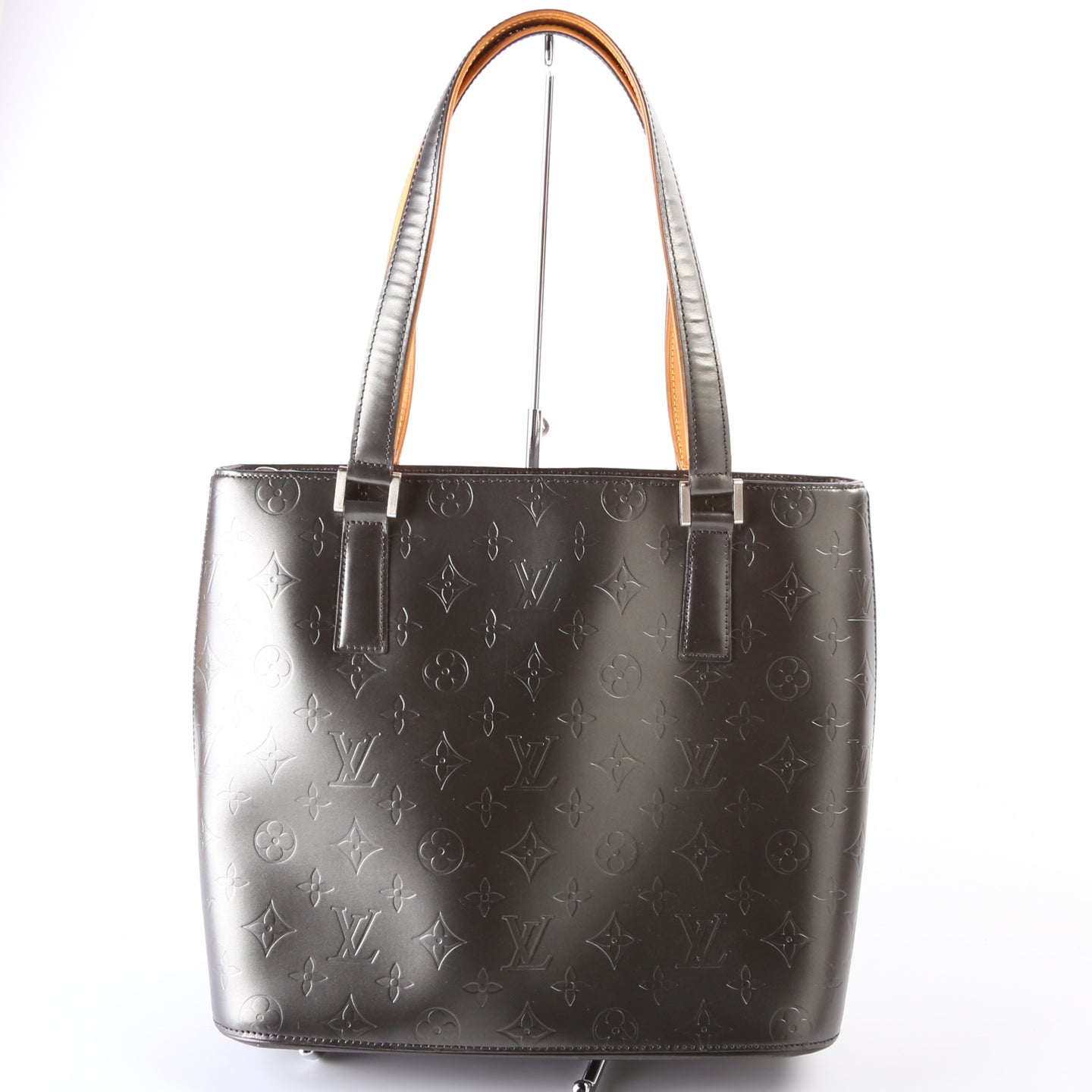 Stockton Monogram Matte Leather