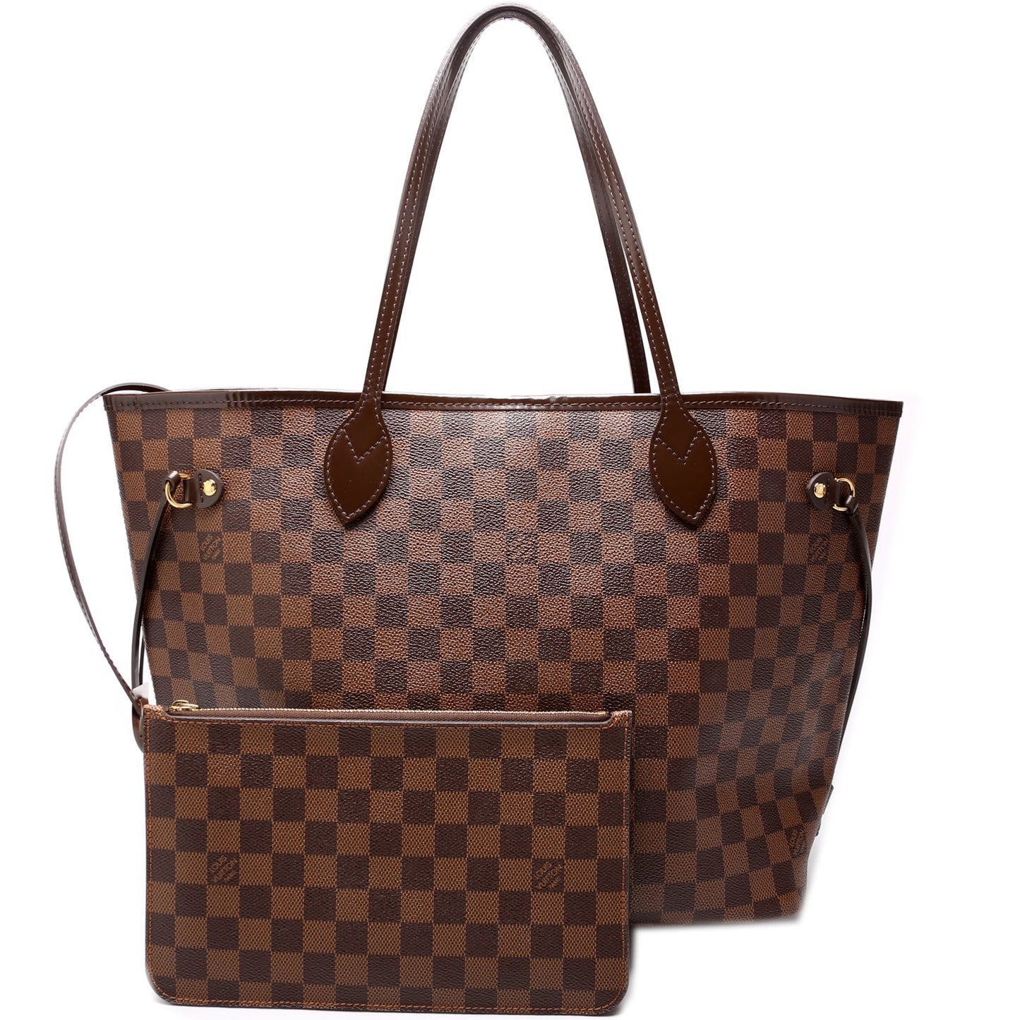 Neverfull MM W/ Wallet Damier Ebene