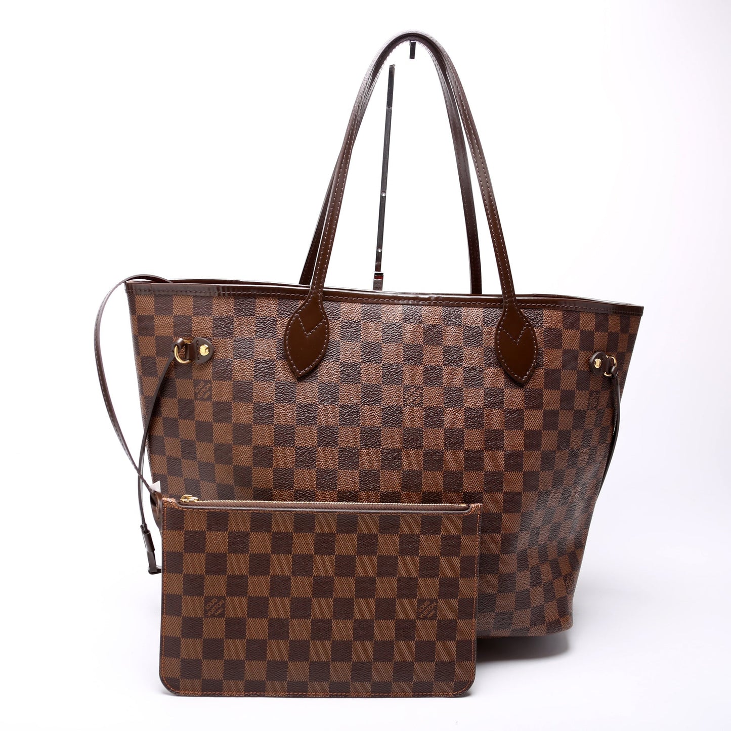 Neverfull MM W/ Wallet Damier Ebene