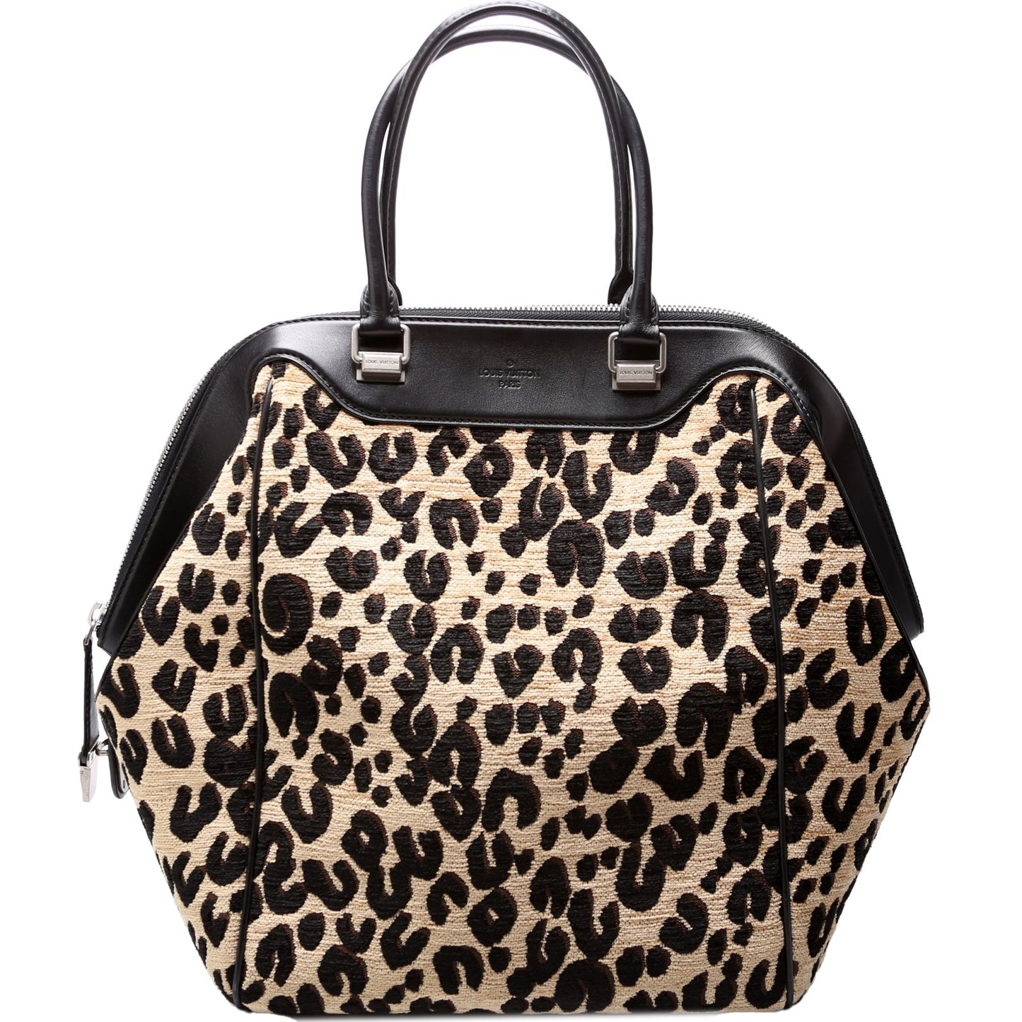 Stephen Sprouse North/South Leopard Chenille Tote