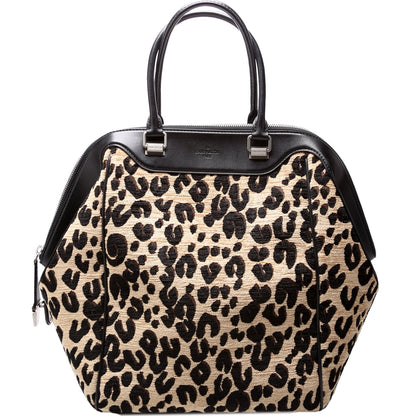 Stephen Sprouse North/South Leopard Chenille Tote