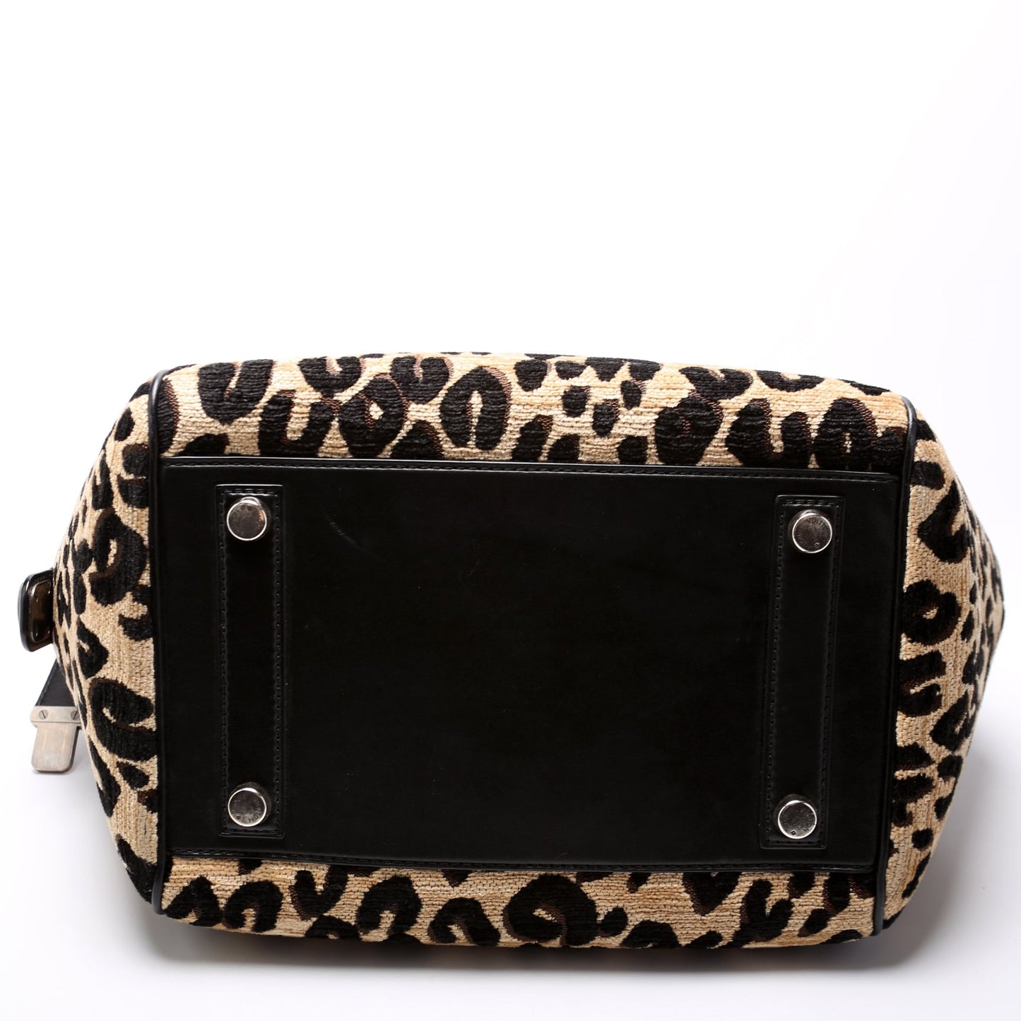 Stephen Sprouse North/South Leopard Chenille Tote