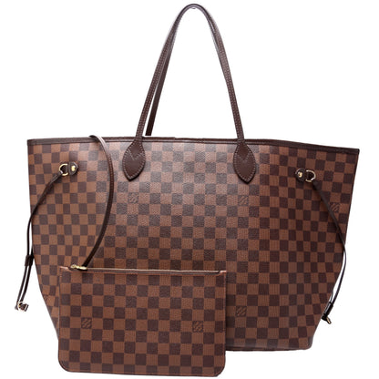 Neverfull W/ Wallet GM Damier Ebene