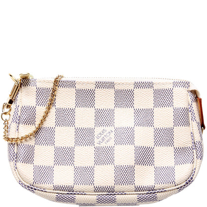 Pochette Accessories Mini Damier Azur