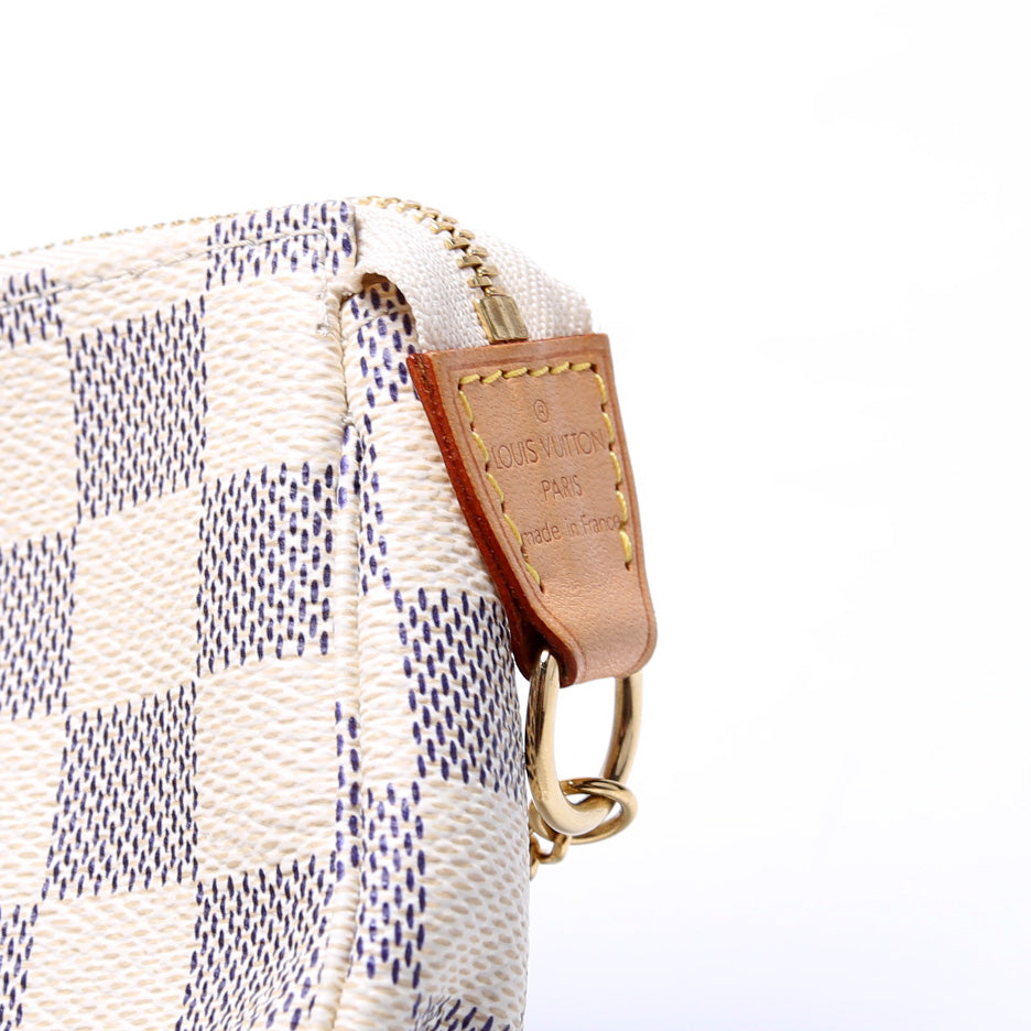 Pochette Accessories Mini Damier Azur