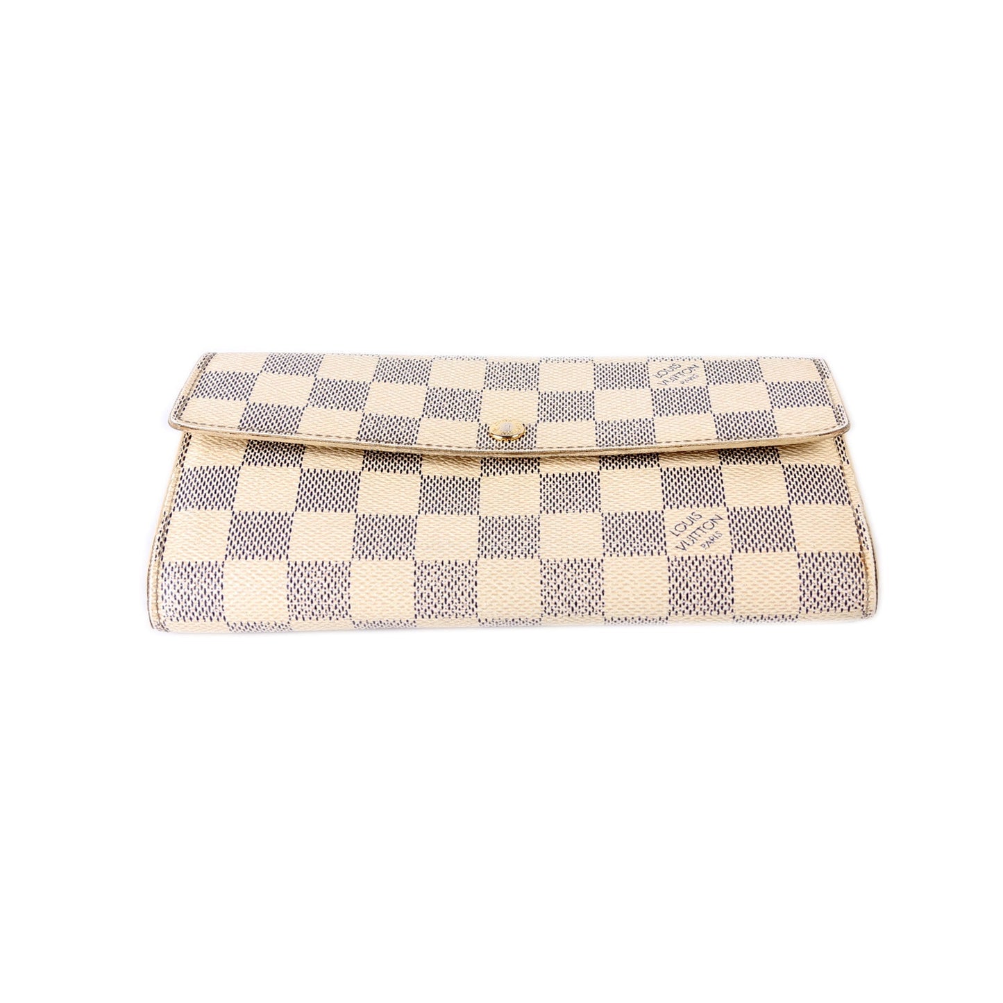 Sarah Wallet Damier Azur