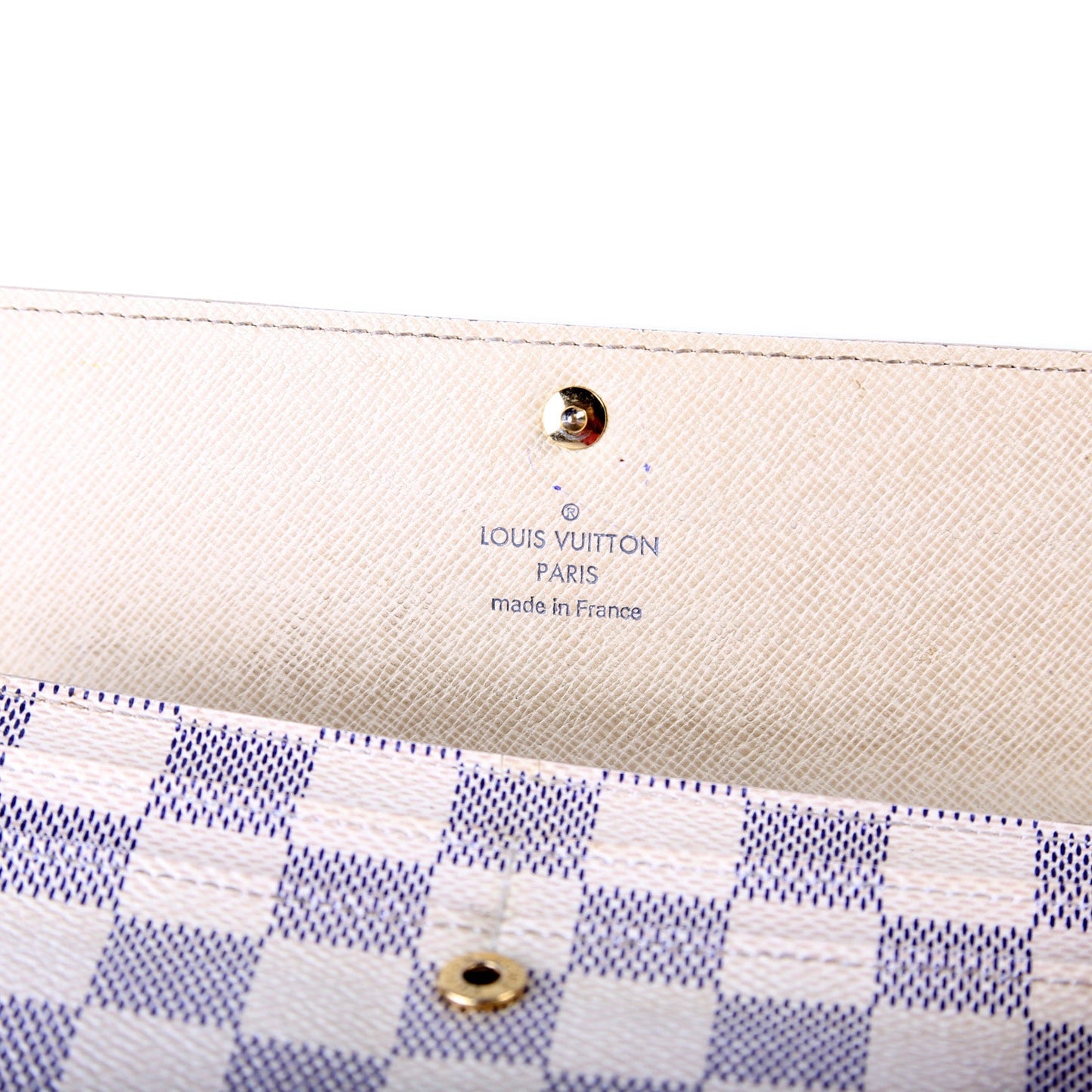 Sarah Wallet Damier Azur