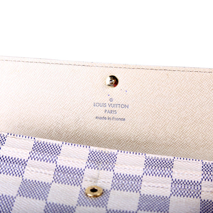 Sarah Wallet Damier Azur