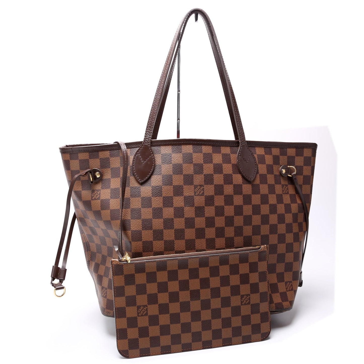 Neverfull w/ Wallet MM Damier Ebene