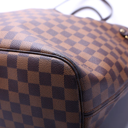 Neverfull w/ Wallet MM Damier Ebene