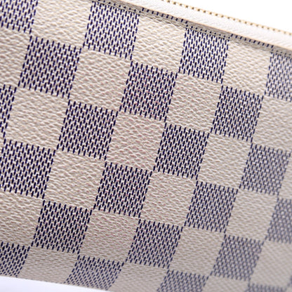 Zippy Wallet Damier Azur