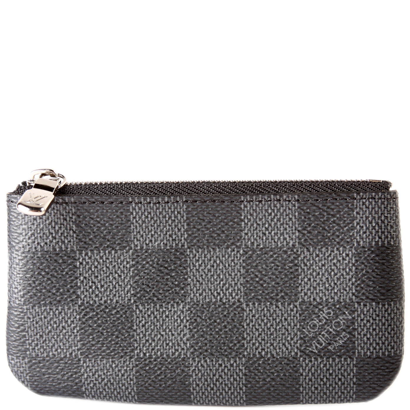 Pochette Cles Damier Graphite