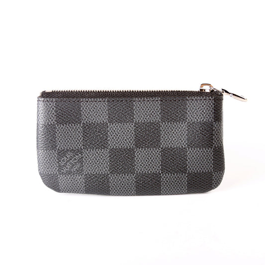 Pochette Cles Damier Graphite