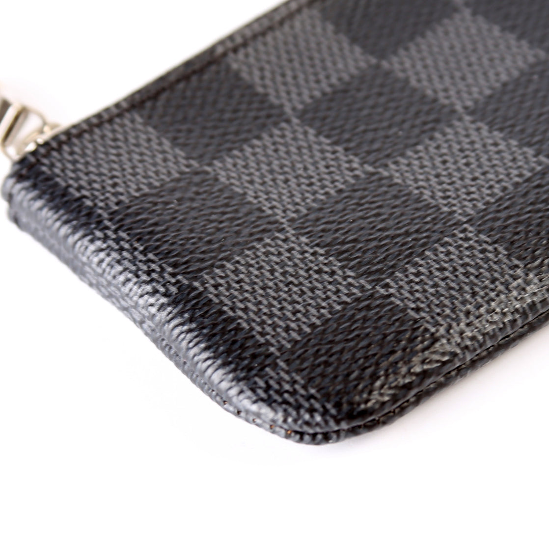 Pochette Cles Damier Graphite