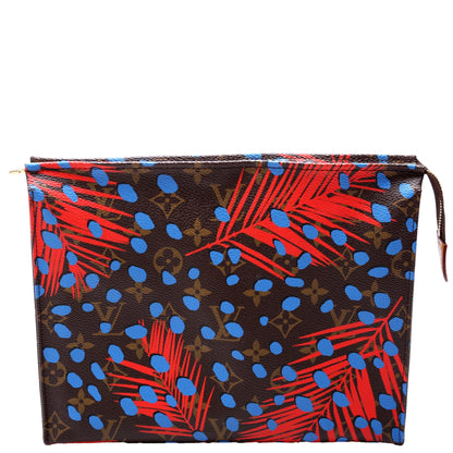 Toiletry Pouch 26 Jungle Dots Monogram