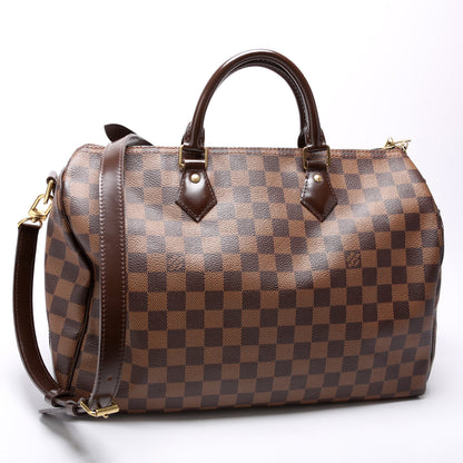 Speedy 35 Bandouliere Damier Ebene