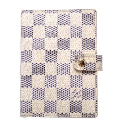 Agenda Small Ring Damier Azur