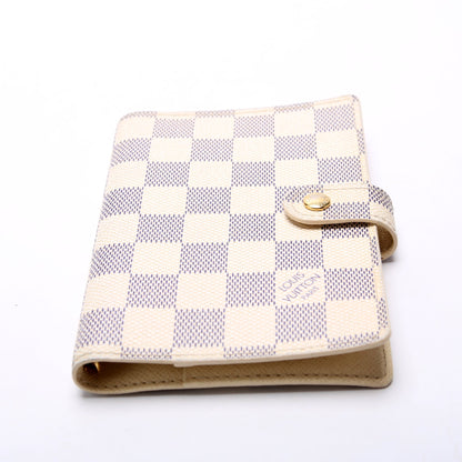 Agenda Small Ring Damier Azur