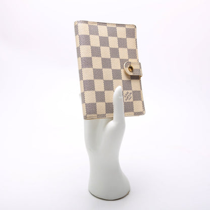 Agenda Small Ring Damier Azur