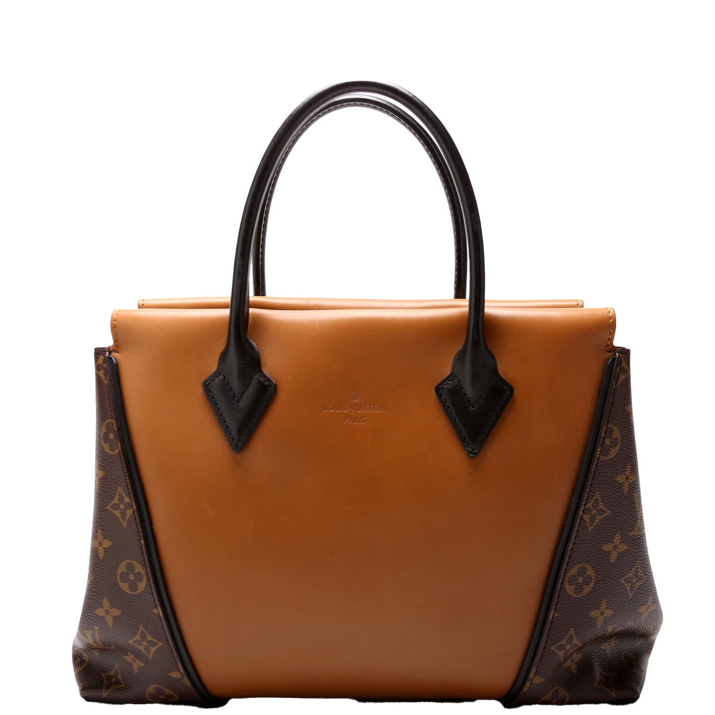 W Tote PM Cuir Orfevre Tote Monogram Brown