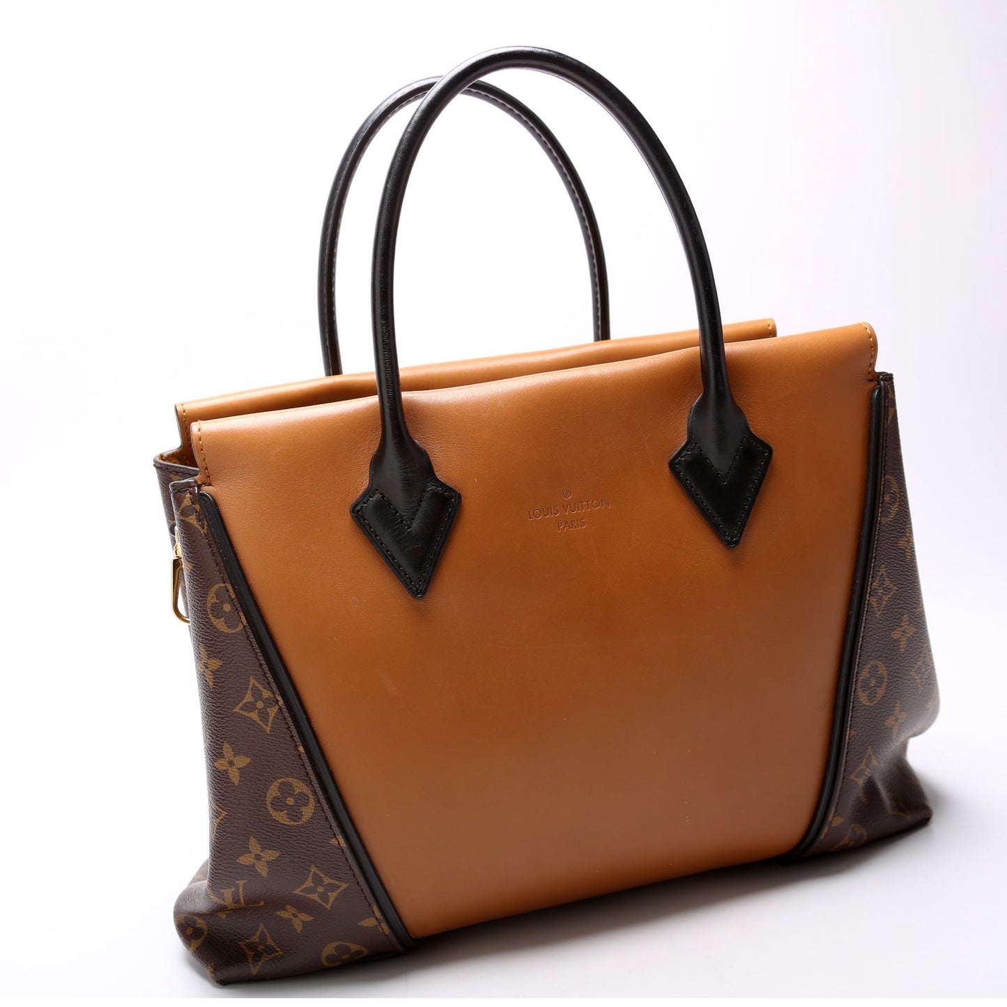 W Tote PM Cuir Orfevre Tote Monogram Brown