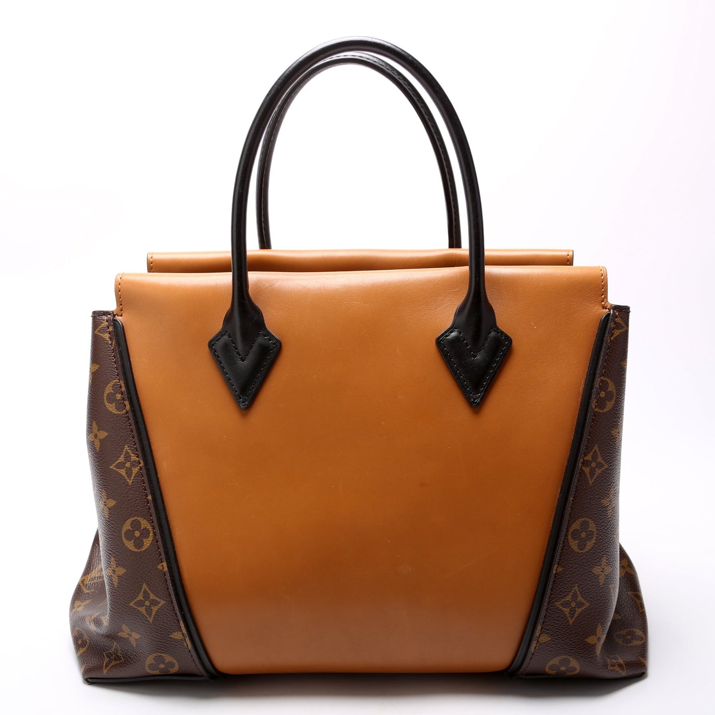 W Tote PM Cuir Orfevre Tote Monogram Brown